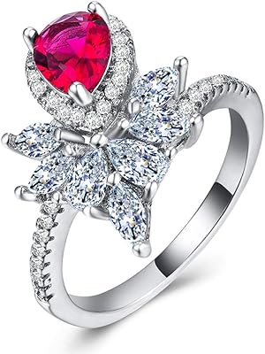 Bague à diamants artisanaux carat en or blanc pour femme -us