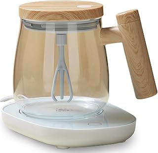 【ttqk】tasse de mélange automatique électrique à fond mixte hingdong pour les voyages à domicile, adaptée au café, au lait, à la poudre de protéines pharmaceutiques, au miel (verre blanc). Diaytar : Votre destination shopping préférée au Sénégal