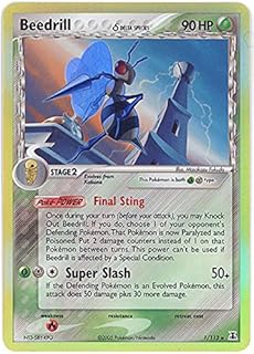 Pokémon - beedrill δ (1) - espèces ex delta - holofoil