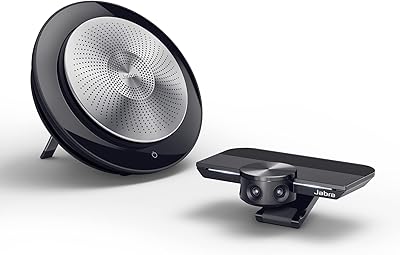 Ensemble de visioconférence jabra panacast meet anywhere+, caméra avec vue panoramique 4k à