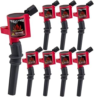 Couvercle de bobine d'allumage 8 pièces compatible avec ford 1997-2017 f150 e150 explorer, town car et grand marquis dg508 dg457, rouge. Redéfinissez vos attentes shopping avec Diaytar