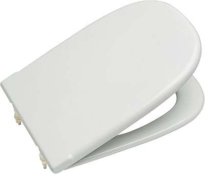 Abattant wc de remplacement roca old design dama avec charnières à barre standard