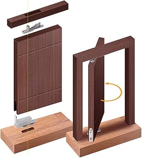 Charnière pivotante de porte à rotation à 360 degrés, acier inoxydable, charnière pivotante