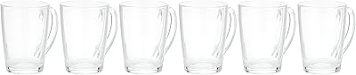 Ensemble de tasses à thé luminarc, 6 pièces, transparent, j5973 (verre)