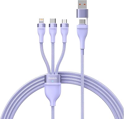 Câble de données usb type-c à charge rapide baseus flash series 100 w