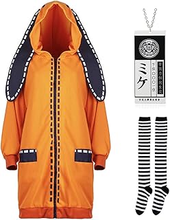 Costume de cosplay yaki runa yomozuki avec collier, uniforme scolaire anime yumiko jabami