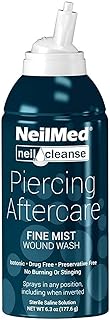 Crème de soin pour piercing nailmed nail cleanse, brume fine, 6,3 fl oz