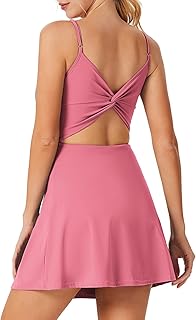 Robe de golf et de tennis pour femme avec short de sport