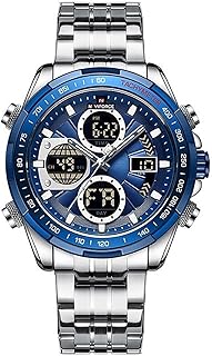 Montre de sport numérique pour hommes, montre à quartz analogique, multifonction, résistante à
