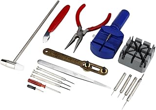 Ensemble d'outils de réparation de montre flexion 16 pièces ouvre-dos bracelet goupille
