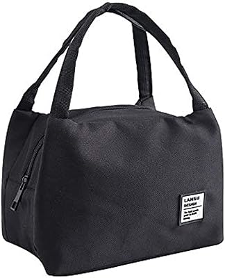 Grand sac à lunch portable réutilisable à isolation thermique pour pique-nique, bureau, travail