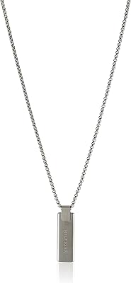 Collier en acier inoxydable taille unique pour homme, modèle 2790392, de tommy hilfiger