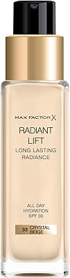Fond de teint visage max factor radiant lift, 033 beige cristal, 30 ml