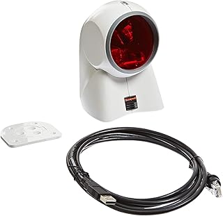 Scanner de codes-barres honeywell mk-7120 avec câble usb - blanc
