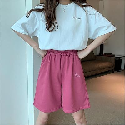 Shorts femmes broderie élasticité jolies filles style coréen doux étudiants harajuku coloré simple