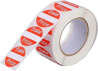 1 rouleau d'autocollant de vente, étiquette de prix, autocollants d'affichage de prix, autocollants de prix de marchandises. Diaytar : Votre partenaire e-commerce au quotidien