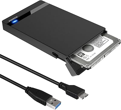 Boîtier de disque dur externe fedico 2,5 pouces usb 3.0 vers sata/sata ii