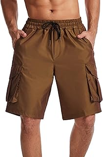 Short cargo sandbank pour hommes 5" coupe ample imperméable randonnée pêche short