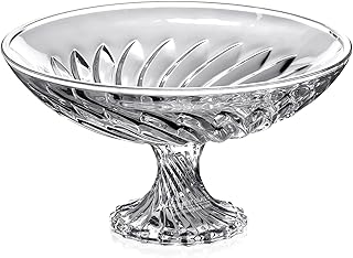 Assiette à nourriture et à fruits avec base, diamètre 31 cm et hauteur