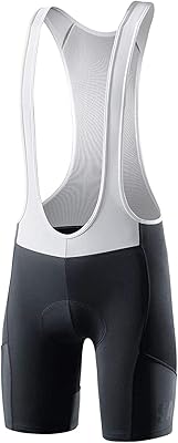 Short de cyclisme santic bib pour hommes rembourré 4d demi-short de vélo