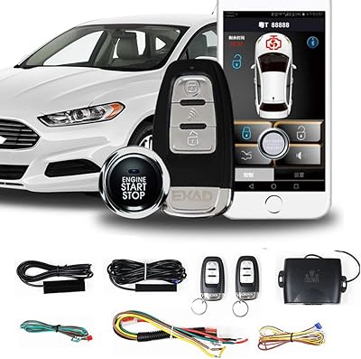 Télécommande de voiture à une clé bke, démarrage sans clé, télécommande du moteur