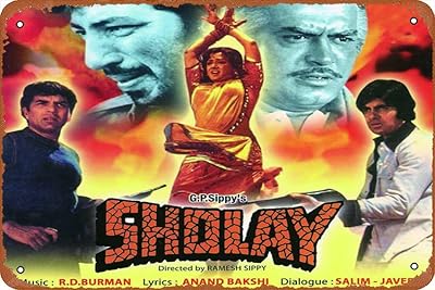Sholay - amitabh bachchan - tallenge bollywood hindi movie poster collection metal tin signs room wall decor sign 8x12 inch. Diaytar Sénégal : Diversité produits, unité de prix bas