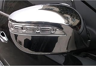 Pour hyundai ix35 tucson 2010-2014, abs chromé, couvercle de rétroviseur de voiture, cadre