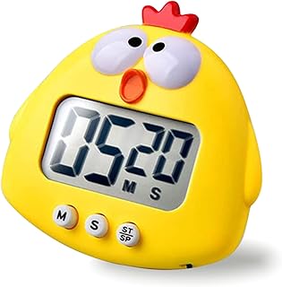 Minuterie visuelle magnétique lcd auguety, minuterie de cuisine, compte à rebours de dessin