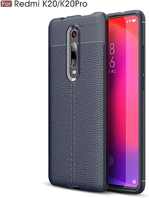 Coque antichoc hhm litchi texture tpu pour xiamo redmi k20 / k20pro (noir)