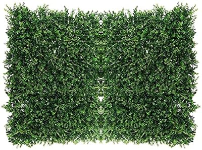 Clôture artificielle yahome avec feuilles d'eucalyptus et gazon pour une utilisation intérieure
