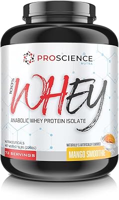 Pro science nutra 100% whey - isolat de protéine de lactosérum anabolisant