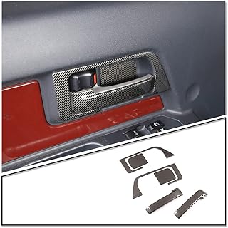 Ll kong 6 pièces couvercle de poignée de porte intérieure avant de voiture