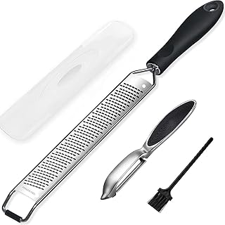 Râpe au citron et à fromage avec éplucheur de légumes - parmesan, citron