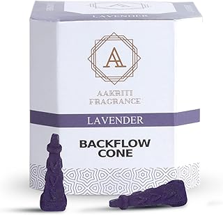 Akriti gallery cônes d'encens cascade à reflux naturel pour la prière, la méditation