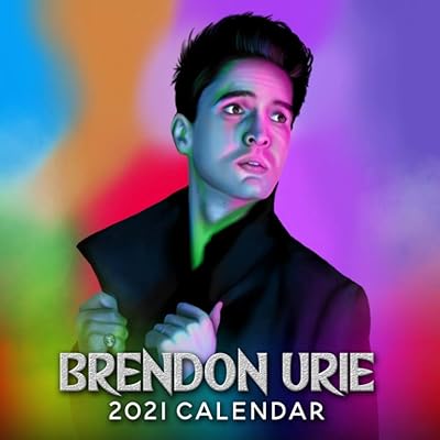 Calendrier brendon urie 2021 : calendrier mensuel 2021 avec brendon urie, 8,5\" x