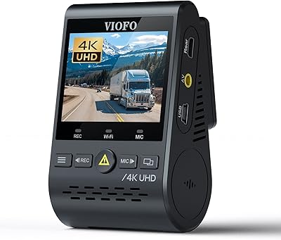Caméra de tableau de bord vaivo a129 pro 4k noir, a129 pro 4k