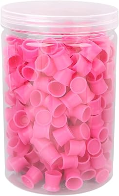 Gobelets d'encre de tatouage jetables, tampons d'encre de tatouage en silicone flexibles