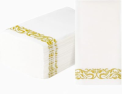 Serviettes dorées yiduhao, serviettes de table, serviettes de table, serviettes de table au