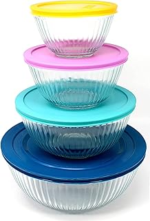 Bols à mélanger en verre pyrex 100 ans, lot de 4 (édition limitée)