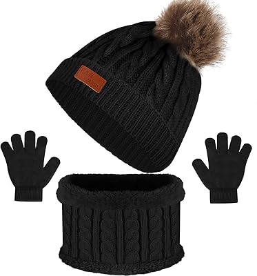 Ensemble de gants écharpe pour enfants de 1 à 6 ans ensemble