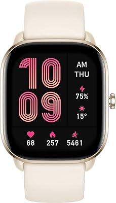 Montre intelligente ultra fine amazefit gts 4 mini avec écran amoled de 165"