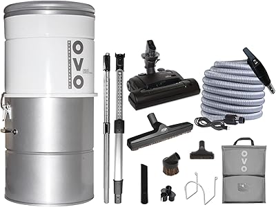 Unité d'alimentation du système d'aspirateur central hybride airwatts 630 avec kit d'accessoires
