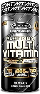 Comprimés multivitaminés muscletech platinum (18 vitamines et minéraux) 90 comprimés