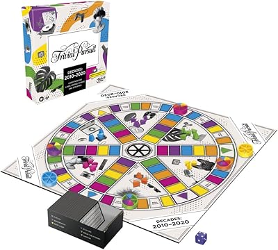 Trivial pursuit decades edition 2010-2020jeu de société pour adultes et adolescents, jeu télévisé