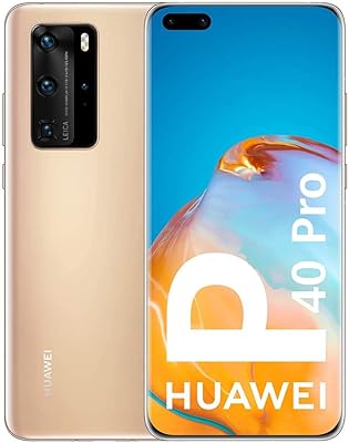 Smartphone huawei p40 pro, 256 go, 8 go de ram, double sim, blush