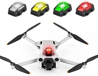 Lampes de poche pour drones lumières de vol nocturnes anti-collision avec 4