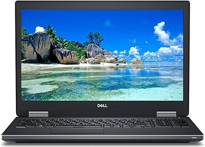 Ordinateur portable dell precision 7530 fhd processeur intel xeon e-2176m 16 go