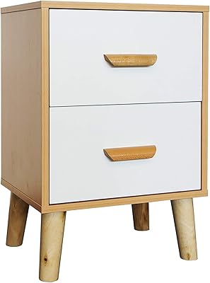 Table de chevet en bois avec tiroirs unité de rangement multifonctionnelle