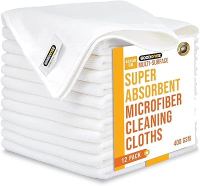 Chiffon de nettoyage en microfibre | taille 40 x cm épaisseur 400 grammes