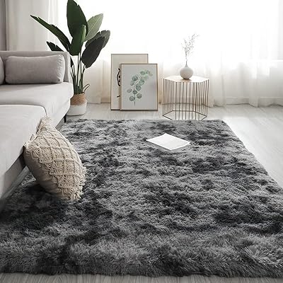 Tapis de grande surface limos tapis à poils longs super doux et moelleux